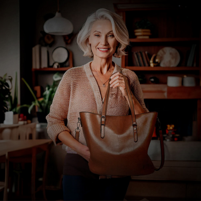 Nicole | Zeitloses Vintage-Umhängetasche