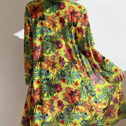 Lauryn® | 3-teiliger Bikini mit Blumen und Bademantel