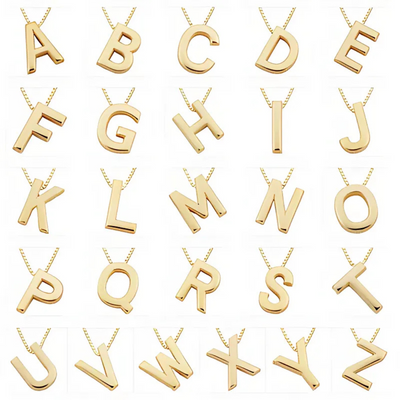 Lara - Goldener Buchstaben-Anhänger