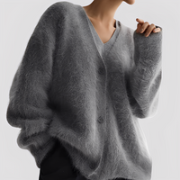 Lavena - Bequemer und wärmender Pullover in Dunkelgrau