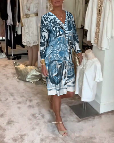 Mariane™ - Vintage Druckkleid