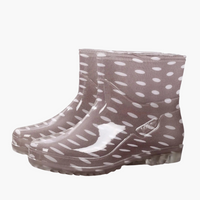Damen Stiefeletten mit bedrucktem Schaft in Grau