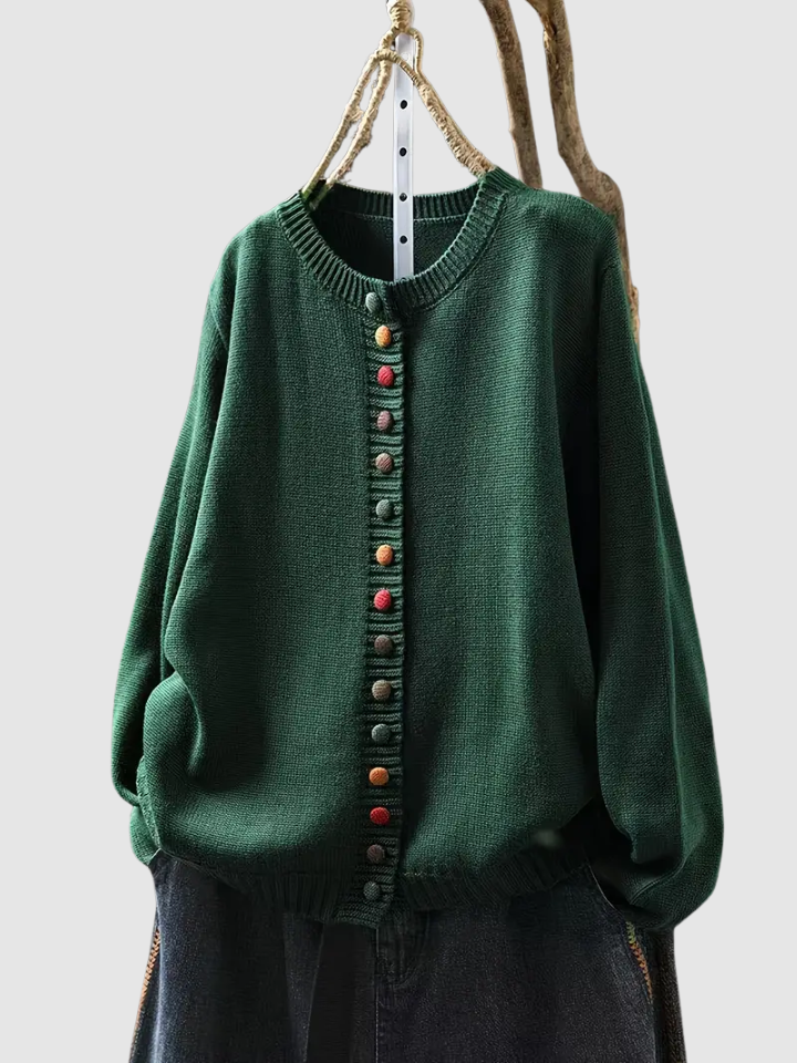 Callie™ - Strickjacke mit Bunten Knöpfen