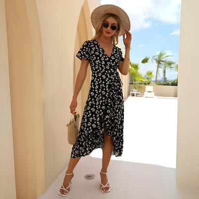 Renee® | Geblümtes Chiffonkleid