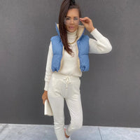 Trendy Bodywarmer für Frauen - Anouk in Blaue Aprikose