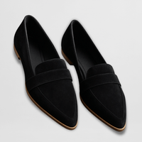 Lorayne - Klassische Penny-Loafer in Schwarz