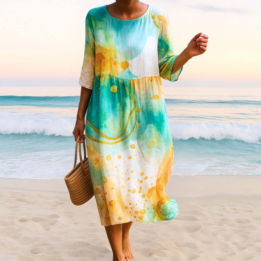 Linnea™ | Bequemes Blumenkleid