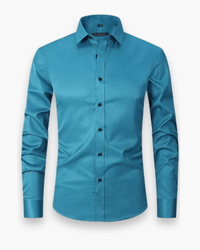 Herren Atmungsaktives Shirt | Lange Ärmel in Türkis