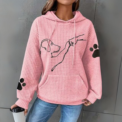 Damen Pullover | Kapuzenpullover mit Aufdruck