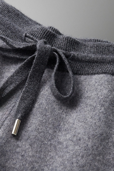 Graue Kaschmir Merinowolle Set – Vittore