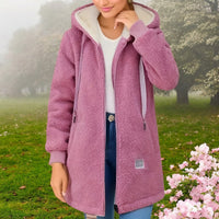 Petra - Damen-Fleecejacke in Rosa