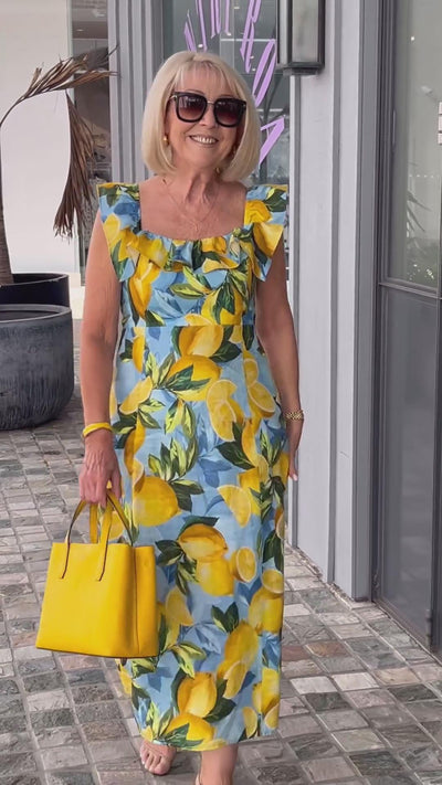 Fischer & Wagner | Limone – Sommerkleid mit Zitronenprint