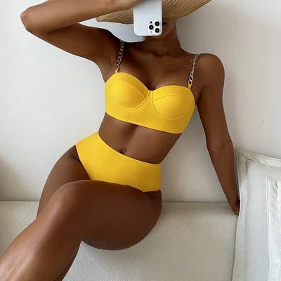 Ester® | Gepolstertes Zweiteiler-Set mit hoher Taille