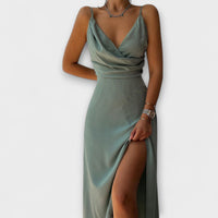 Valeria | Edles Kleid für gehobene Damenmode in Mint