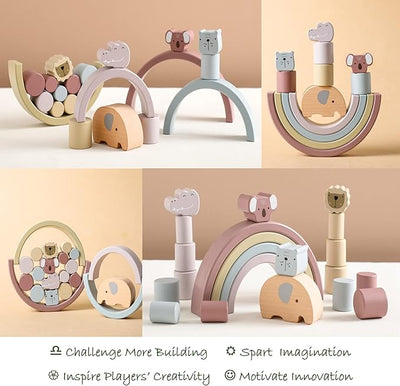 Montessori Holzspielset – Buildoro