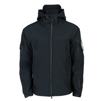 Soft Shell Jacke taktischer Militär Mäntel in Schwarz