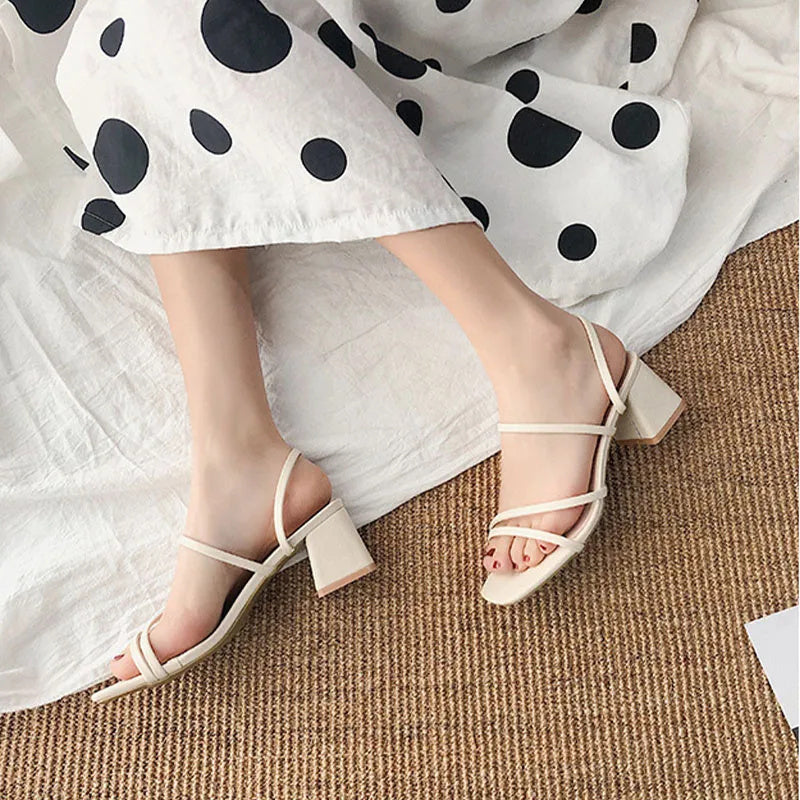 Pamela™ - Sandalen mit Blockabsatz und Riemchen