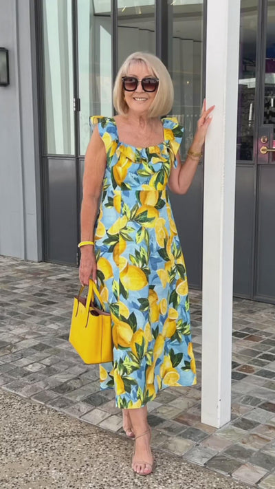 Fischer & Wagner | Limone – Sommerkleid mit Zitronenprint