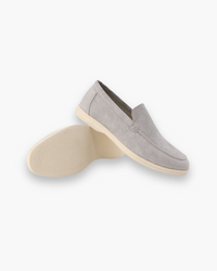 Herren Elegante Slip-Ons | Luxuriös und Komfortabel in Hellgrau