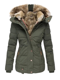 Lisa | Wärmeisolierende Damenjacke für Frauen Outdoor in Armeegrün