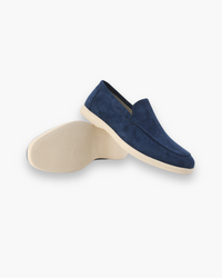 Herren Elegante Slip-Ons | Luxuriös und Komfortabel in Marineblau