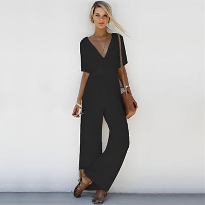 Kirsten - Overall mit V-Ausschnitt: Sexy Raffinesse