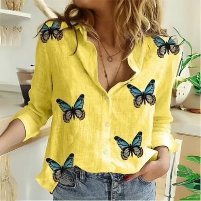 Chloe™ – Vintage Blumen Bluse