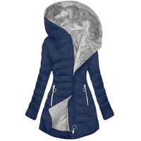 Jasmine - Modische Kapuzenjacke in Blau