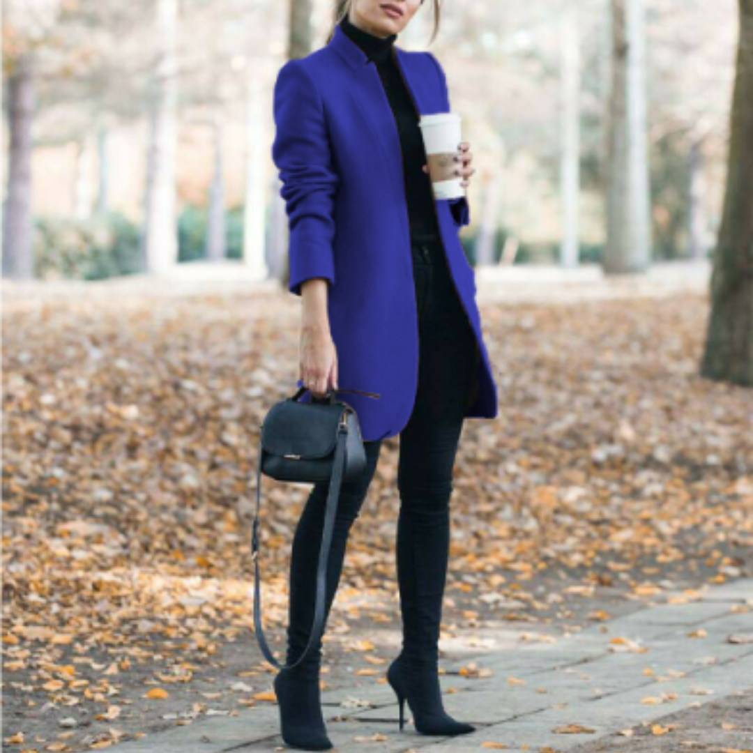 Mantel mit Stehkragen für Damen