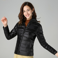 Lizzy | Ultraleichte Daunenjacke in Schwarz