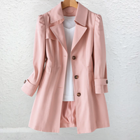 Abegail | Vintage-Trenchcoat in Rosa