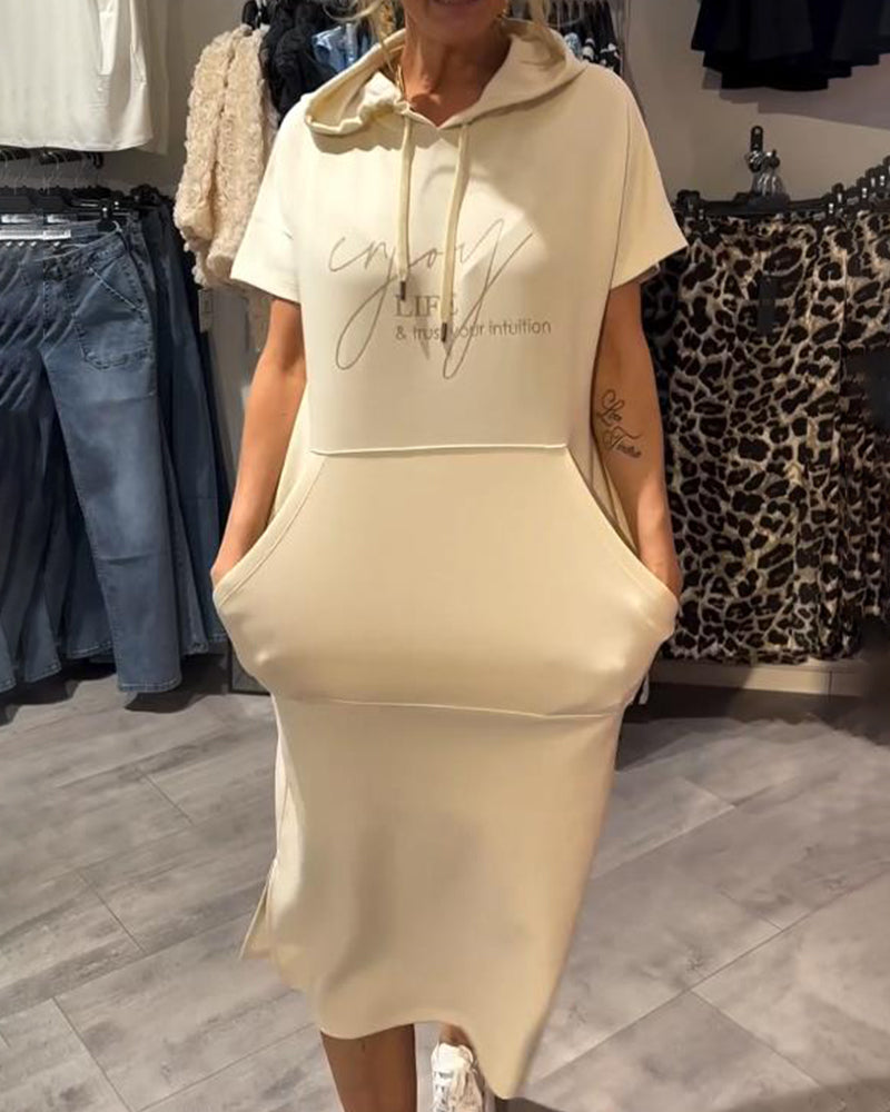 Saskia™ | Lässiges Hoodiekleid