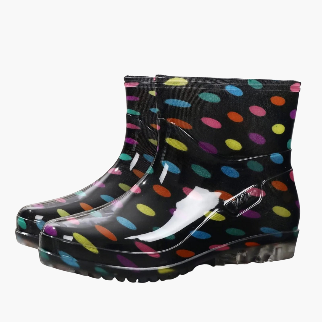 Damen Stiefeletten mit bedrucktem Schaft