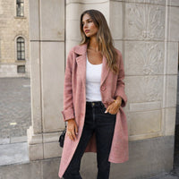 Stella™ | Elegante Jacke mit Knöpfen in Rosa