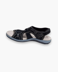 Damen Weiche Verstellbare Sandalen | Sicher in Schwarz