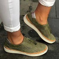 Damen Bequeme Atmungsaktive Slip-Ons | Komfortabel und Vielseitig in Grün