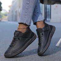 Franziska | Damen Lässig Orthopädische Sneaker in Schwarz
