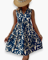 Damen Elegantes Kleid | Sommer Kleider in Blau