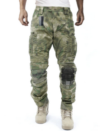 Funktionale Herren Cargo-Hose mit Knieschutz – Bram in Grün