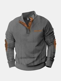 Jonas | Herren Klassiker Zopfmuster Pullover in Grau