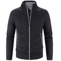 James Prad - Moderne Strickjacke in Schwarz