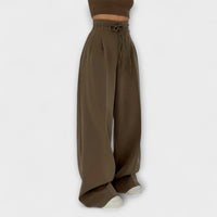 Jill - Schnürbare Freizeit-Hosen in Khaki
