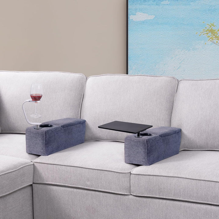 Multifunktionale Bankarmstütze mit kabellosem Laden – Modulux