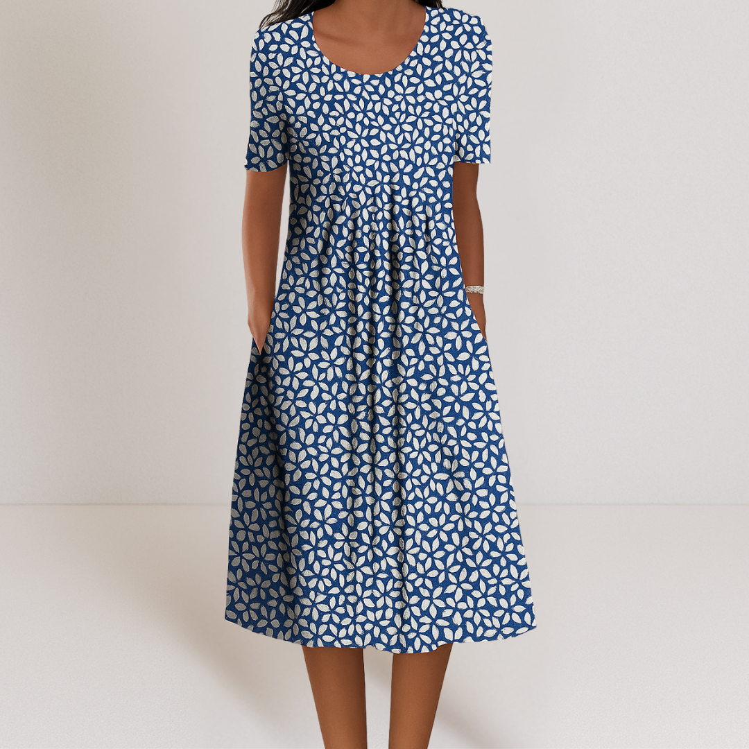 Annette™ | Elegantes bauchbedeckendes Kleid