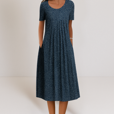 Annette™ | Elegantes bauchbedeckendes Kleid