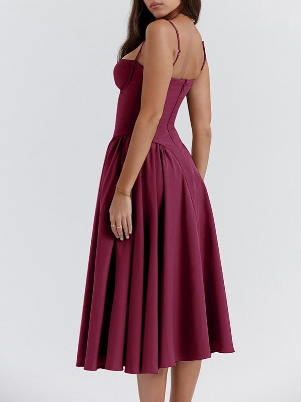 Vivian - Zeitlose Schönheit Midi-Kleid