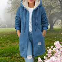 Petra - Damen-Fleecejacke in Blau