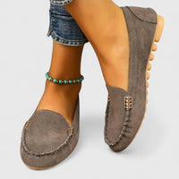 Lillian | Gummisohle Flexibel Ballerinas in Grau
