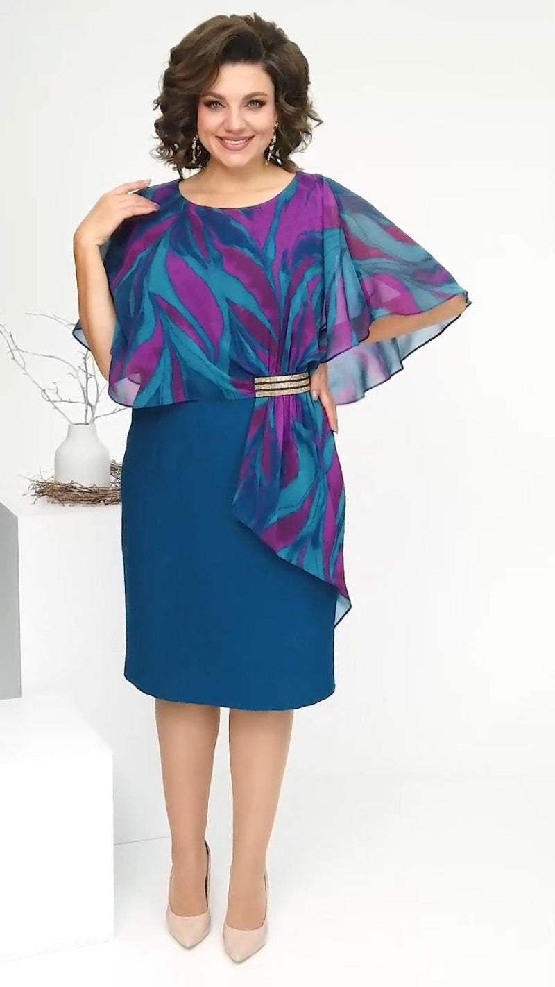 Mirabella - Elegantes drapiertes Kleid