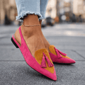 Pink und Senfgelb